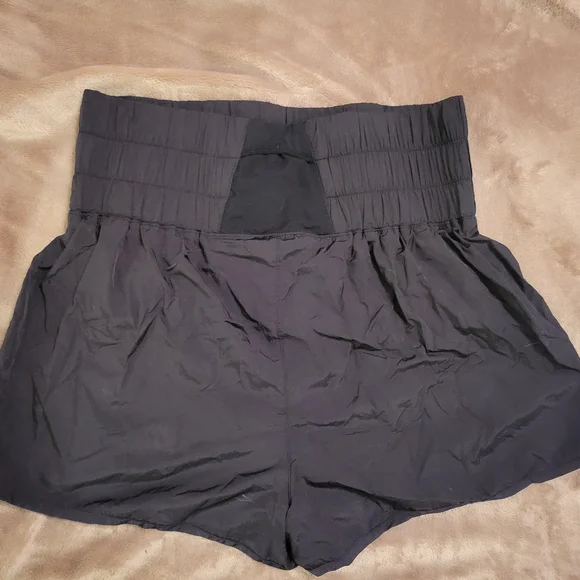 Free People High Waist Black Shorts - Picture 2 of 3